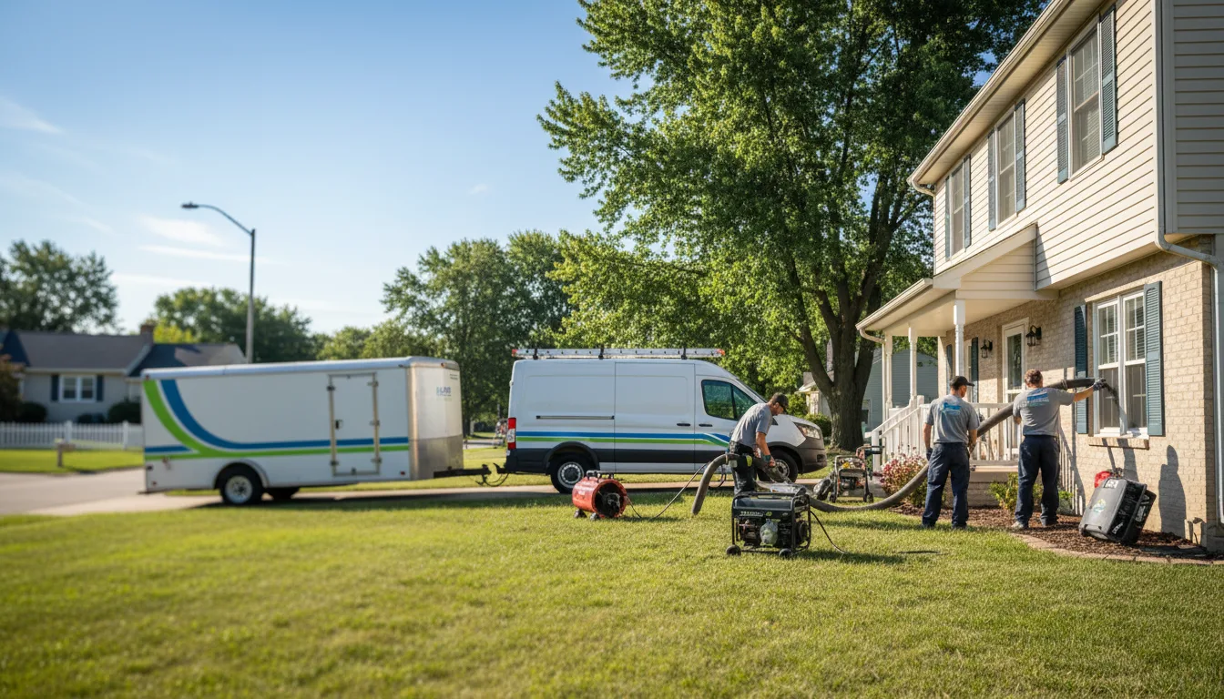Flooded Basement Restoration And Cleanup With Repair in Mundelein, IL near me